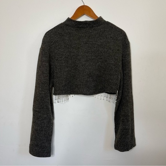 Zara Jewel Soft Cropped Sweater Blogger’s Favorite - Picture 7 of 8